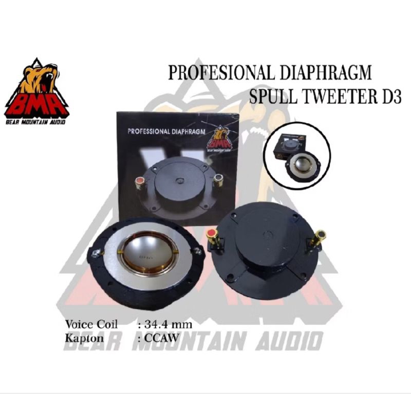 Spul Twiter BMA D3 Spol Tweter BMA D3 Spull Twiter BMA D3 Original BMA Spull Tweeter BMA 34.4