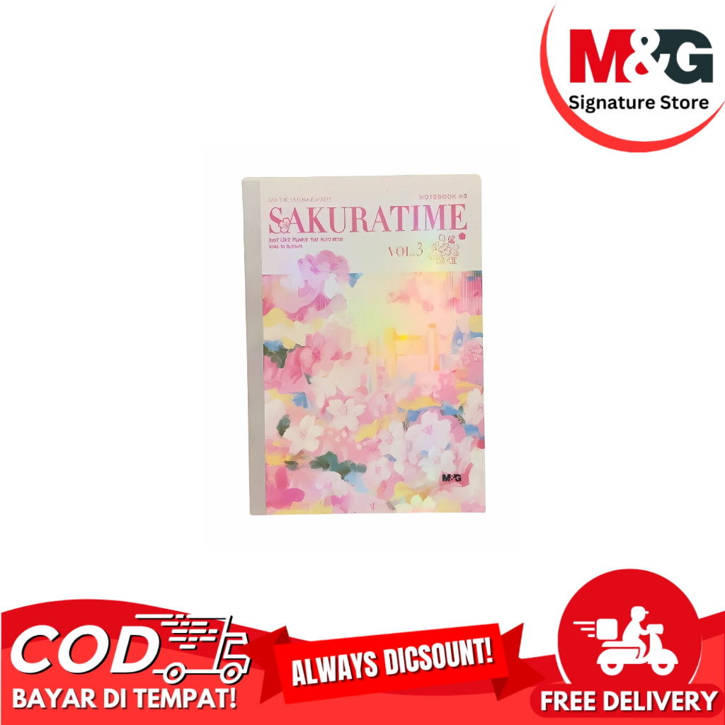 

Notebook M&G Sakura Time Buku A5 40 Lembar Warna Pink #APNBC0190401