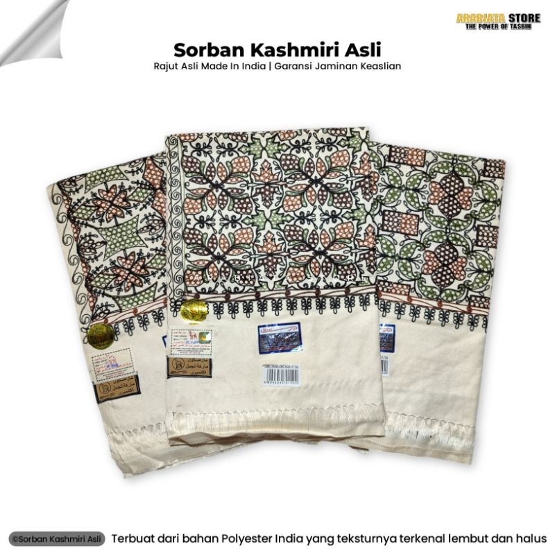 Rida Sorban Kashmiri Rajut Syal Kashmir India