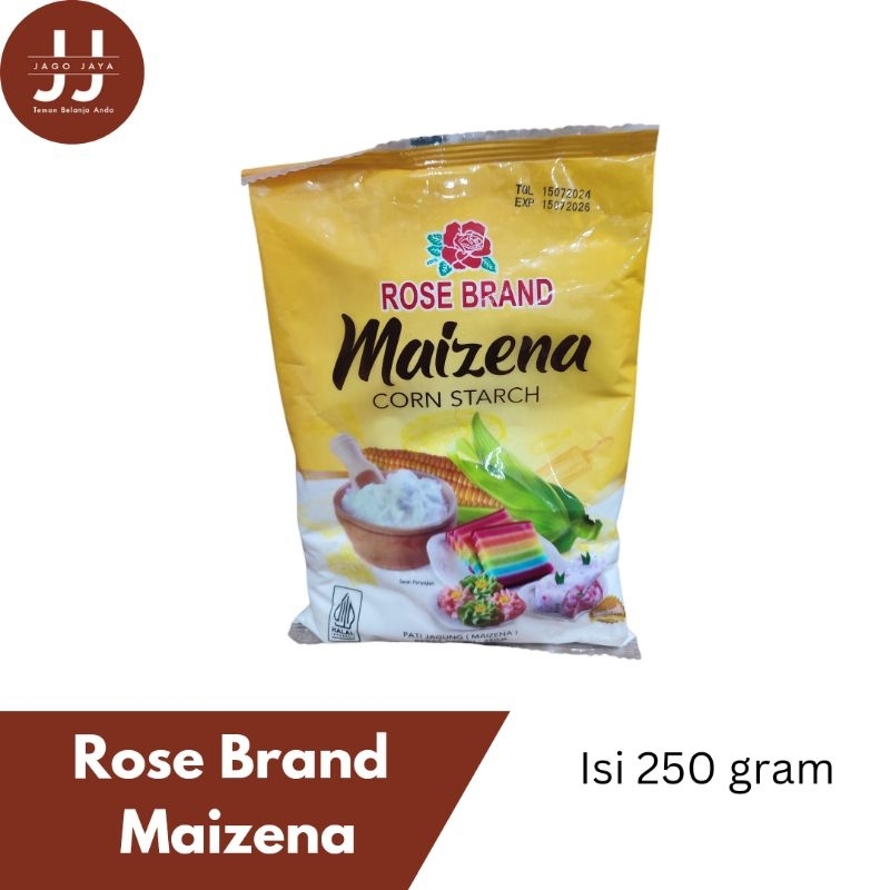 

[Jago Jaya GROSIR] 1 Bal Maizena Rosebrand 250 gram - Cornstarch - Rosebrand - 1 bal isi 20 pcs ukuran 250g