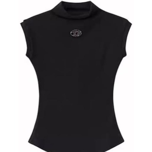 TURTLENECK SLEEVELESS SHIRT