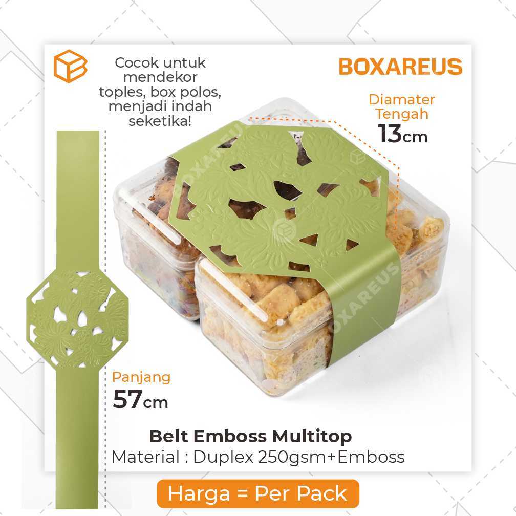 

Paper Belt Sleeve Hiasan Toples Dekorasi Box Packaging | Belt Multitop