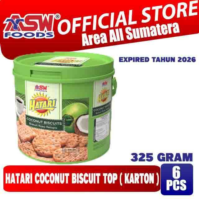 

Hatari Coconut Biscuits 325 gr ( 6 Pcs ) - Karton