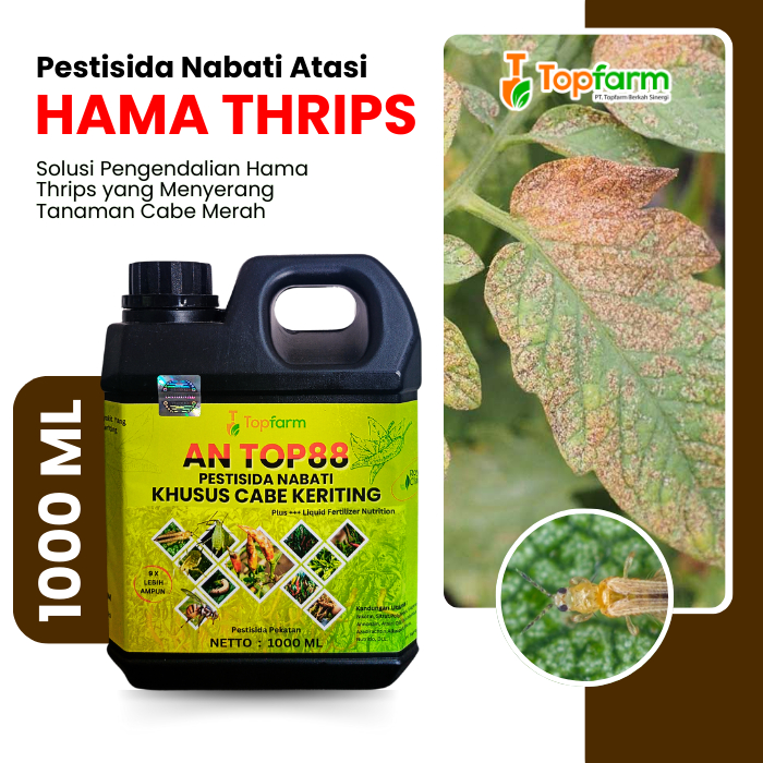 Pestisida Topfarm / Pestisida Pembasmi Ulat Cabe / Insektisida Obat Pertanian Cabai / Insektisida Un