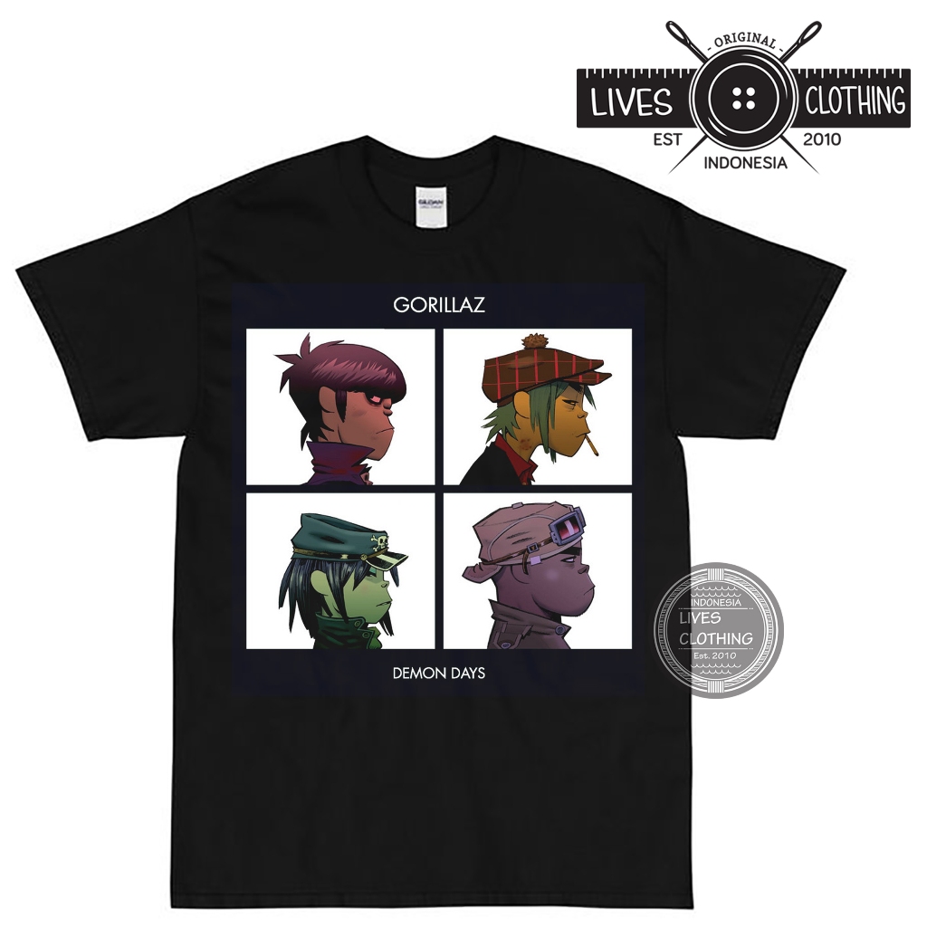KAOS PREMIUM BAND GORILLAZ DEMON DAYS