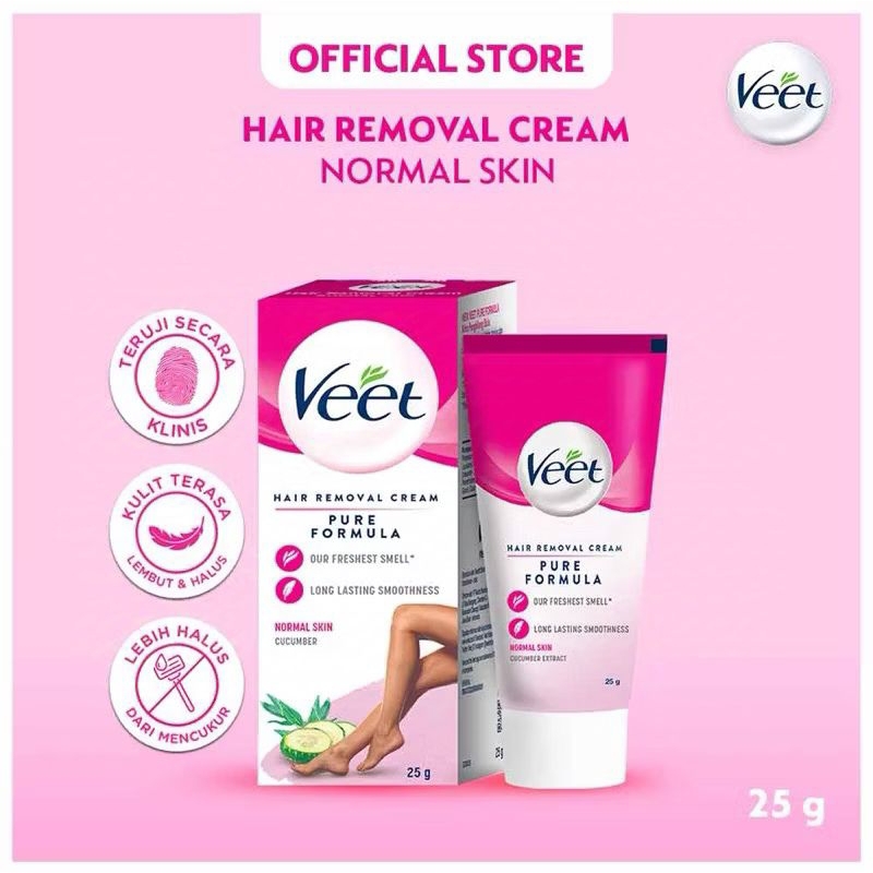 Veet Hair Removal / Veet Penghilang Bulu Ketiak / Veet Hair Removal Cream 25g