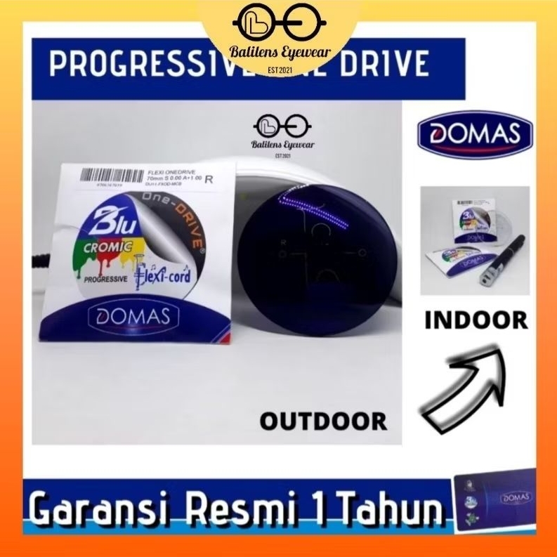 UPGRADE LENSA PROGRESSIVE FLEXI BALANCE BLUECROMIC BY DOMAS