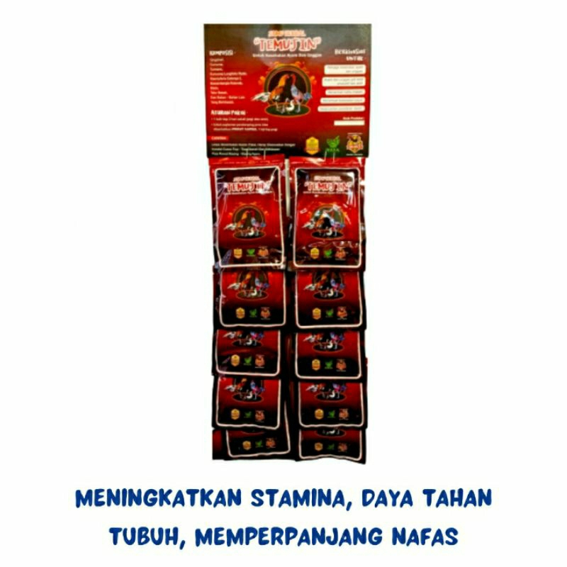 TEMUJIN JAMU AYAM ADUAN Paket hemat jamu rawat ayam