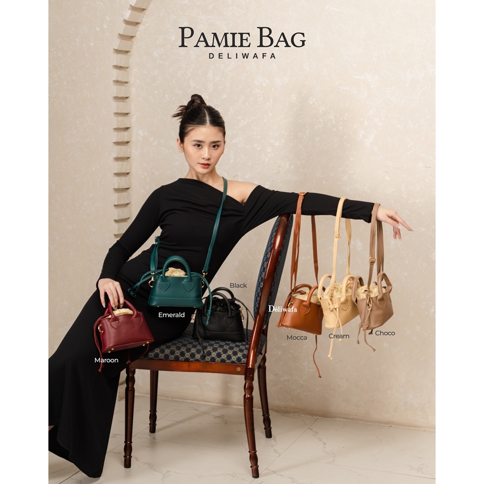 [Beli Lokal] Deliwafa - Selempang Wanita Slingbag Premium Tas Pamie