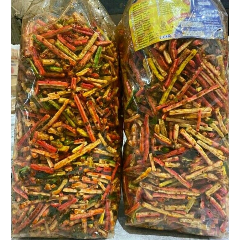 

KERUPUK SEBLAK KERING KERUPUK SEBLAK BETON BANTAT PEDAS DAUN JERUK 1KG