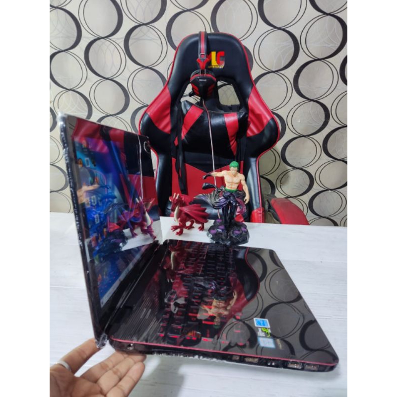 Laptop ASUS ROG G551 Core i7 Ram 16gb Ssd+Hdd Dual VGA Nvidia Windows 10 Siap Pakai