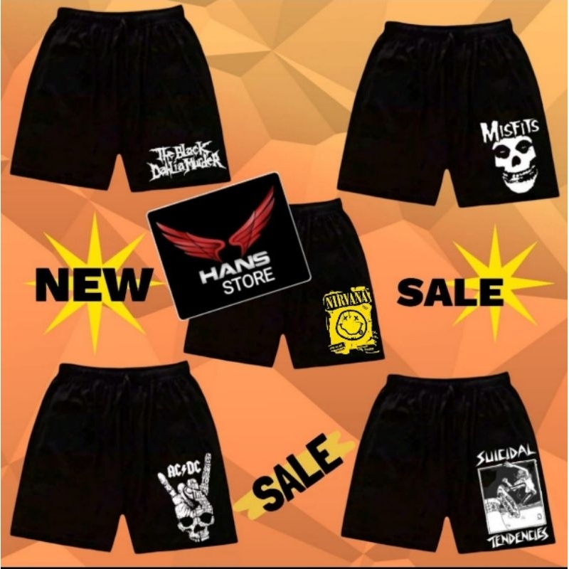 Boxer Metal Misfits 50 Rb Dapat 5 Pcs Celana Boxer Pria Wanita Remaja Sampai Dewasa Celana Musik Ban
