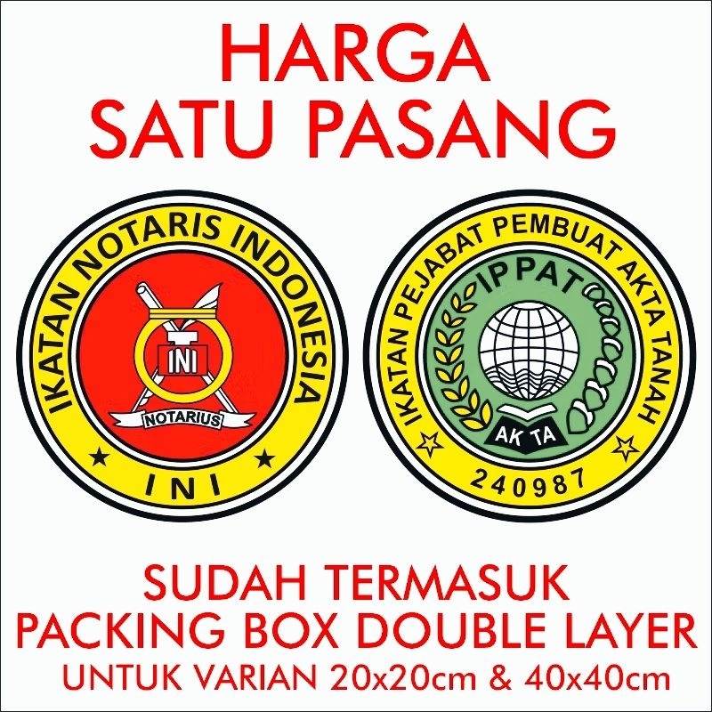 

cetak stiker Notaris PPAT Bessar