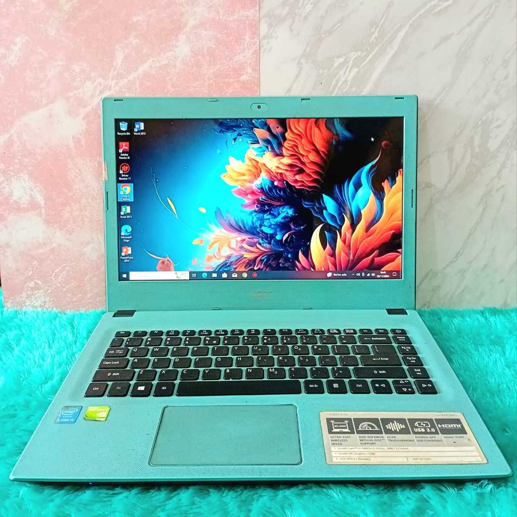 Acer E5-473G Core i5-5300U Ram 8gb Ssd 256gb Nvidia 920M 2gb 39