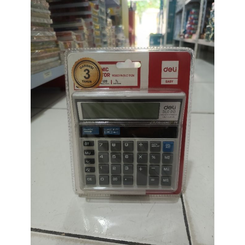 

calculator/kalkulator Deli besar 12 digit 1 pcs