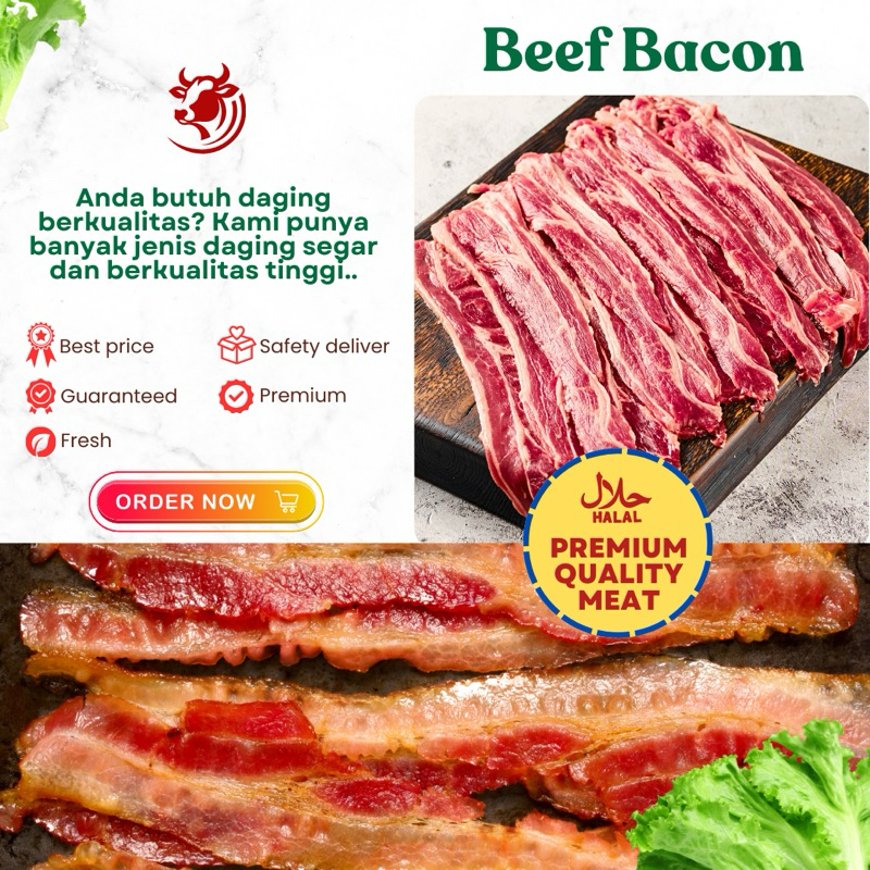 

Daging Sapi Beef Bacon 500gr