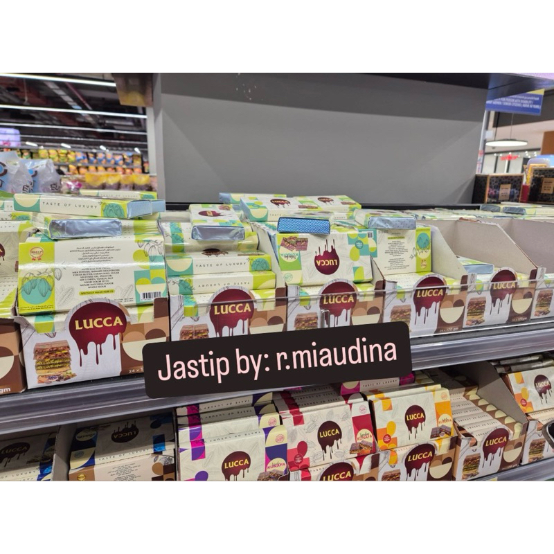 

PO!!!! LUCCA CHOCOLATE ORIGINAL FROM DUBAI UAE. READY 21 JANUARI LANGSUNG KIRIM!!!