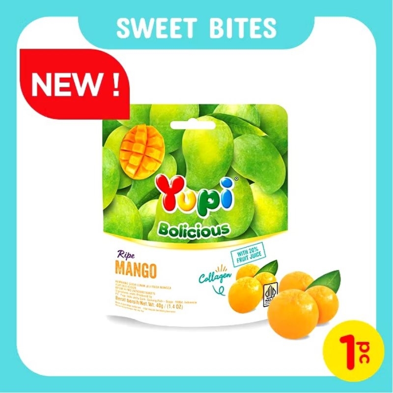 

Yupi Bolicious Ripe Mango 40Gr/ Chop Chop Kiwi 42Gr