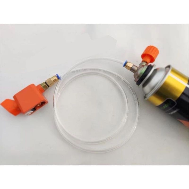 Alat Refill Gas Kaleng portable si Ulang LPG / alat isi ulang gas regulator zeppelin