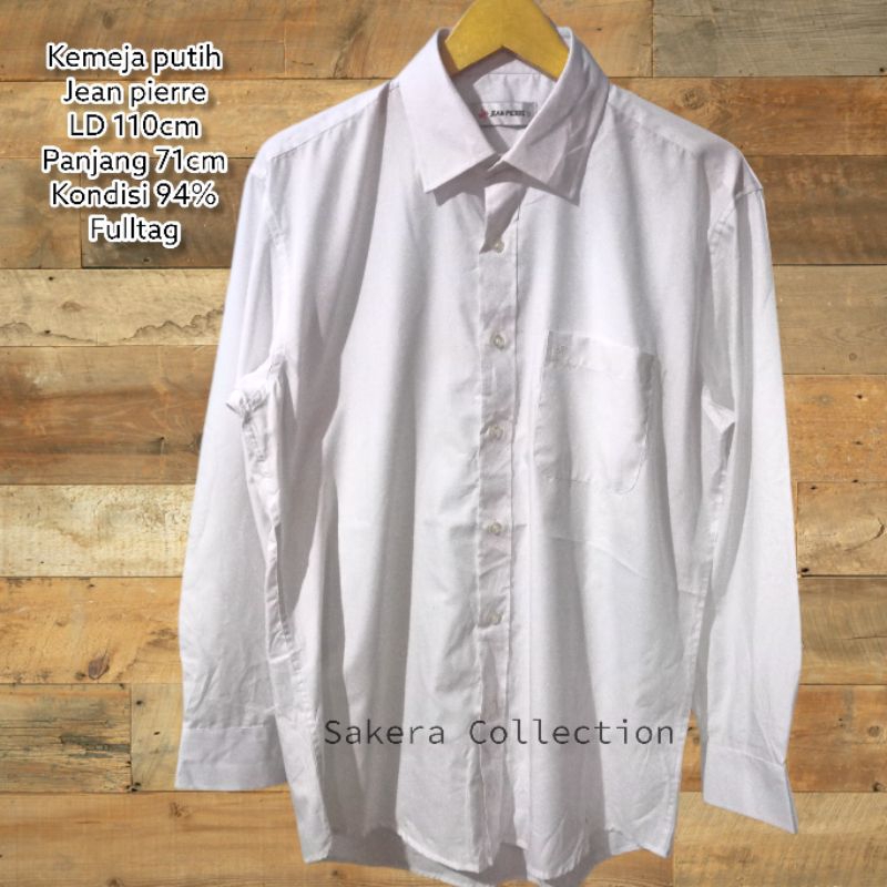 Kemeja putih Jean pierre XL
