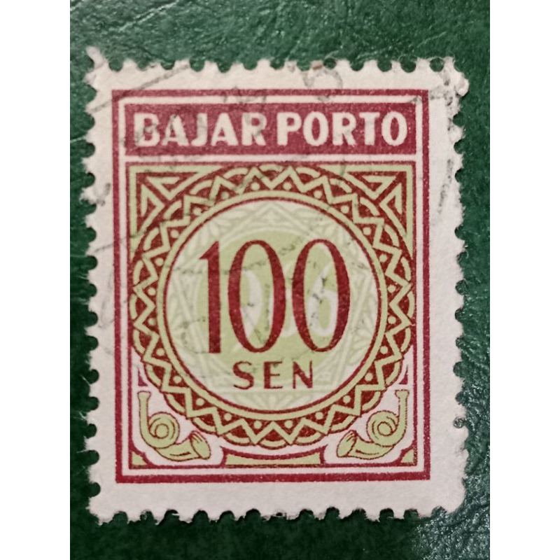 

Prangko Indonesia BAJAR PORTO 100 sen tahun 1966 USED