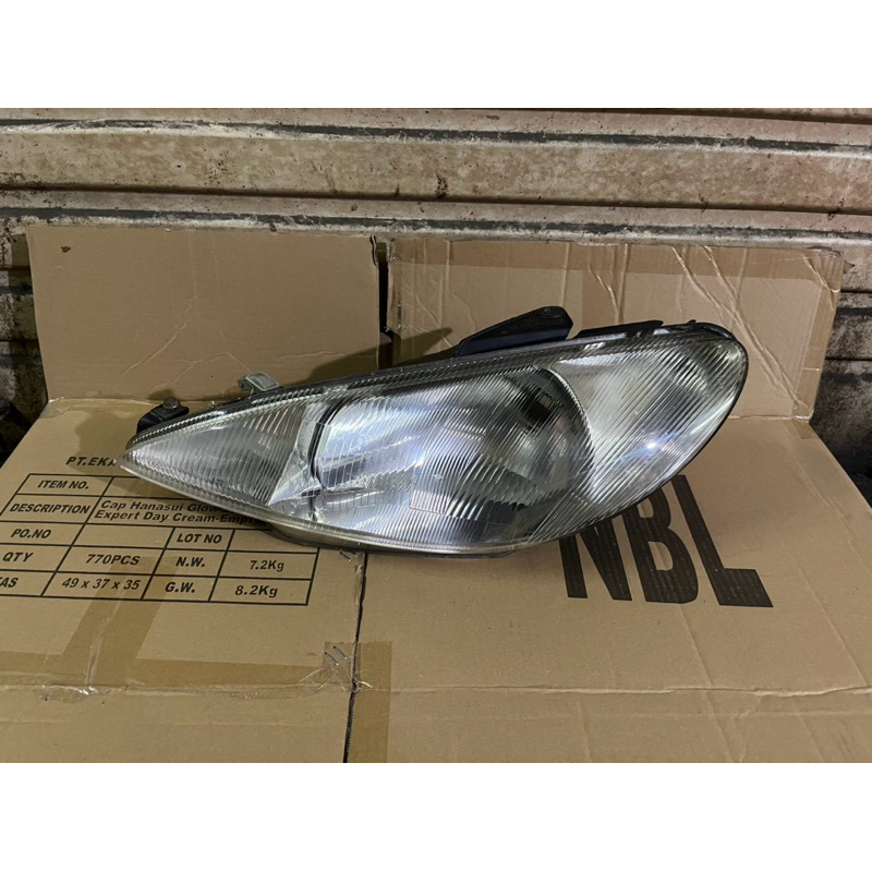 headlamp lampu depan peugeot 206 original