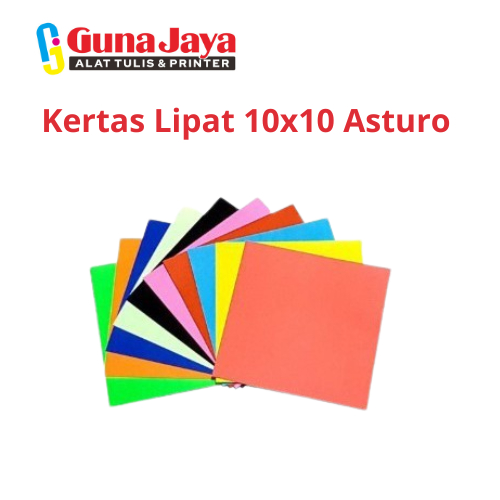 

Kertas Lipat 10x10 Asturo - Origami Paper Asturo 10 x 10 Isi 50 Lembar - GunajayaATK