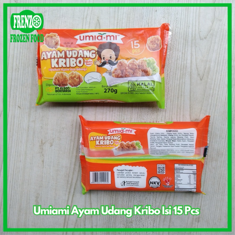 

Umiami Ayam Udang Kribo Isi 15 Pcs