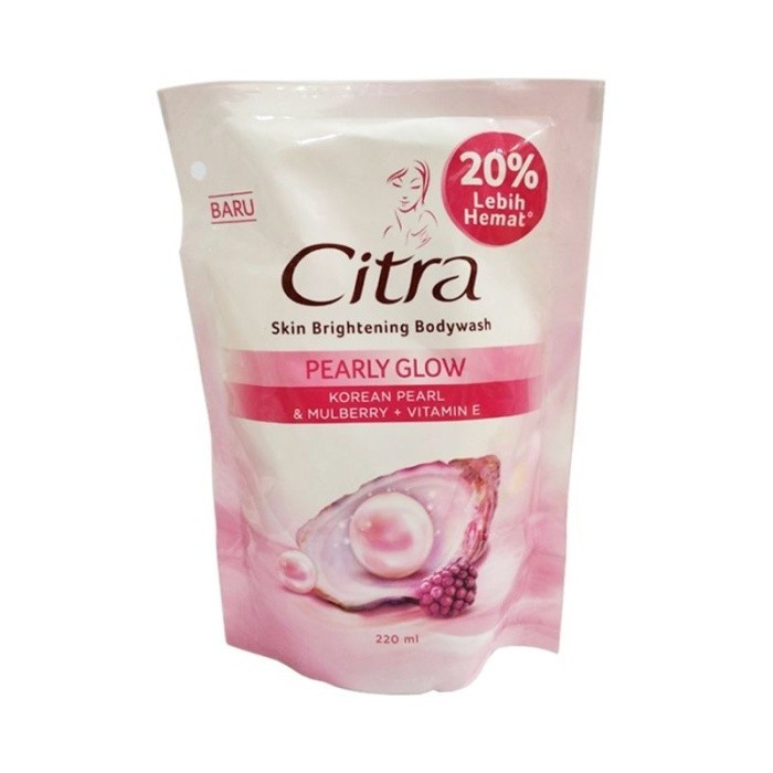 citra body wash pearly white 220ml