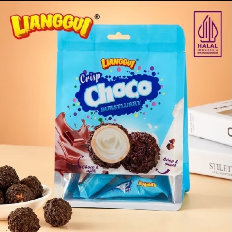 

LIANGGUI CRISP CHOCO & MILK / STRAWBERRY WAFER BULAT 80 gr