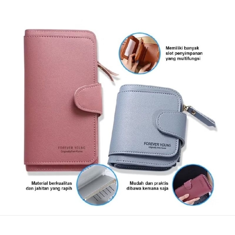 Dompet Panjang Wanita/Dompet Pendek Wanita Multifungsi