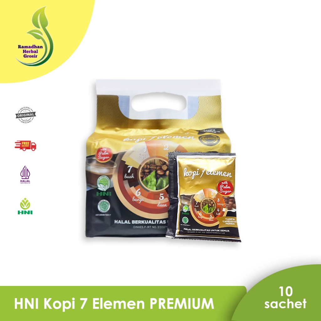 

KOPI 7 ELEMEN PREMIUM HNI Isi 10 Sachet ORIGINAL