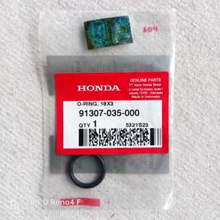 O-Ring 18X3 - Karet Seal-Sil-Oring Stik-Tutup Oli Mesin Ori Honda-AHM 91307-KRM-840