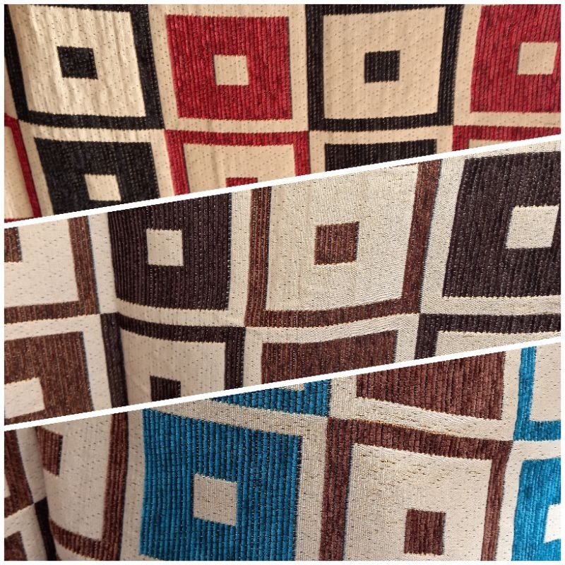 1/2 meter Kain Sofa (3 Warna) | Bahan Sofa | Kain Meteran | Sofa Motif | Bahan Import