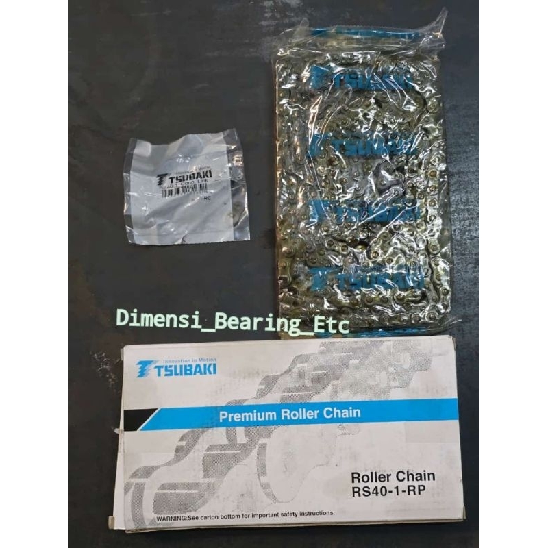 RS 40-1 TSUBAKI ROLLER CHAIN