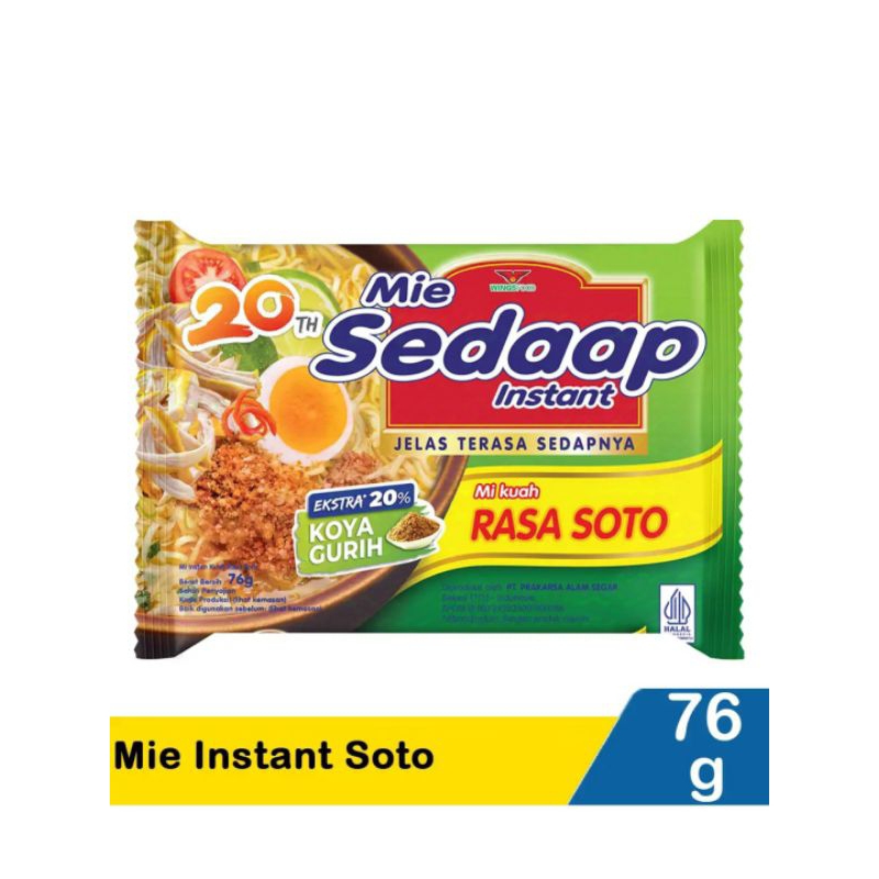 

sedaap mie rasa soto isi 10bungkus