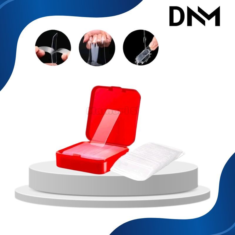 

DOUBLE TAPE MINI ISI 60PCS BOX TRANSPARAN 2 SISI / LAKBAN MINI BENING 60 PCS SERBAGUNA / NANO TAPE MINI ISI 60PCS