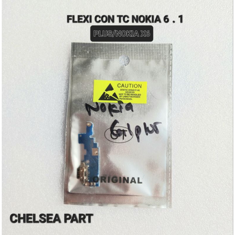 FLEXI CONEKTOR CHARGER/CON CAS/PAPAN CAS NOKIA 6.1 PLUS/NOKIA X6