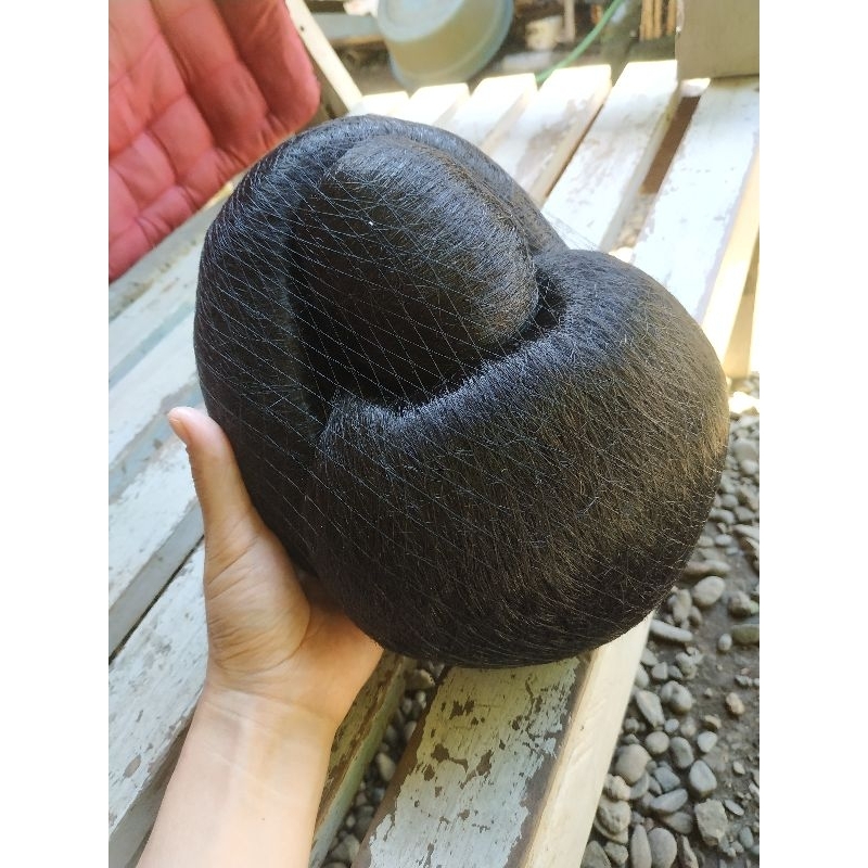 sanggul jawa mletrek anak/diameter 17cm