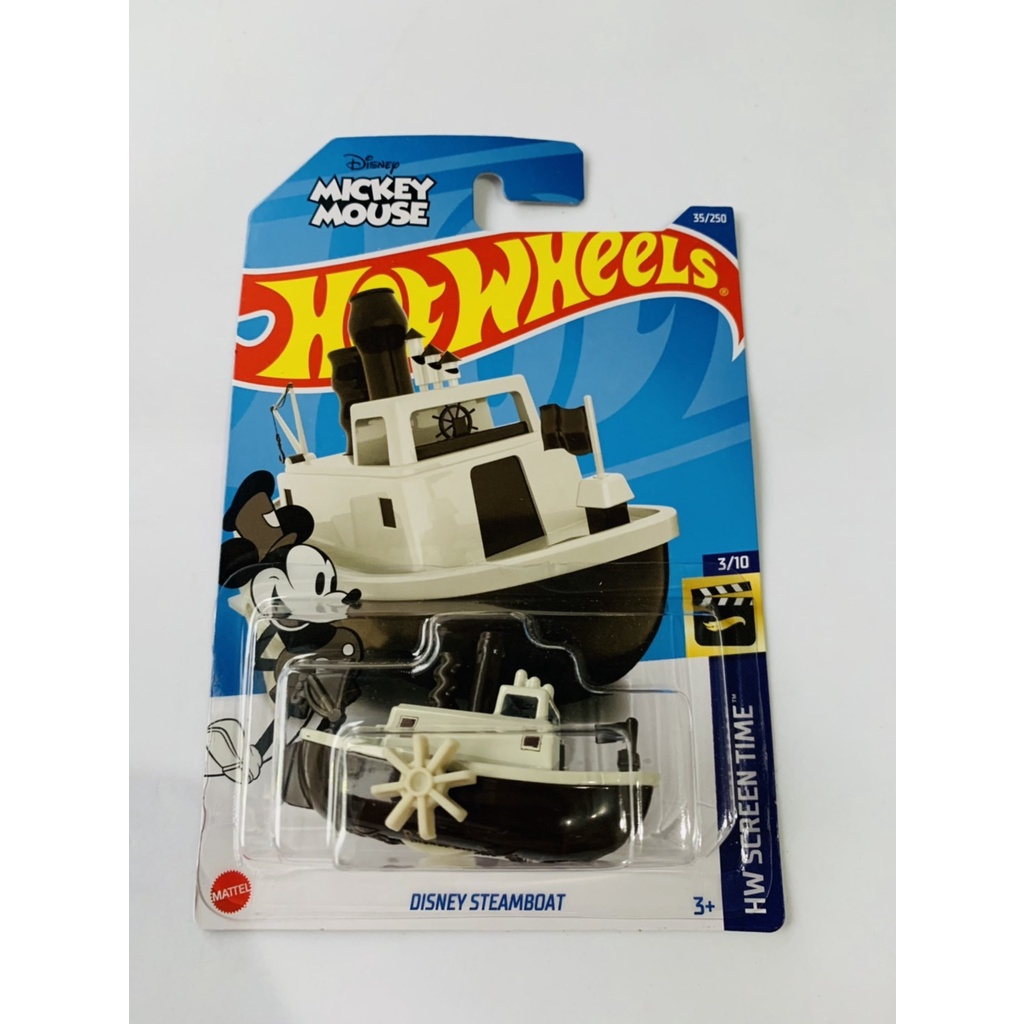 HOT WHEELS HOTWHEELS DISNEY STEAMBOAT ABU MICKEY MOUSE HW SCREEN TIME LOT B 2022 DIECAST MINIATUR MO