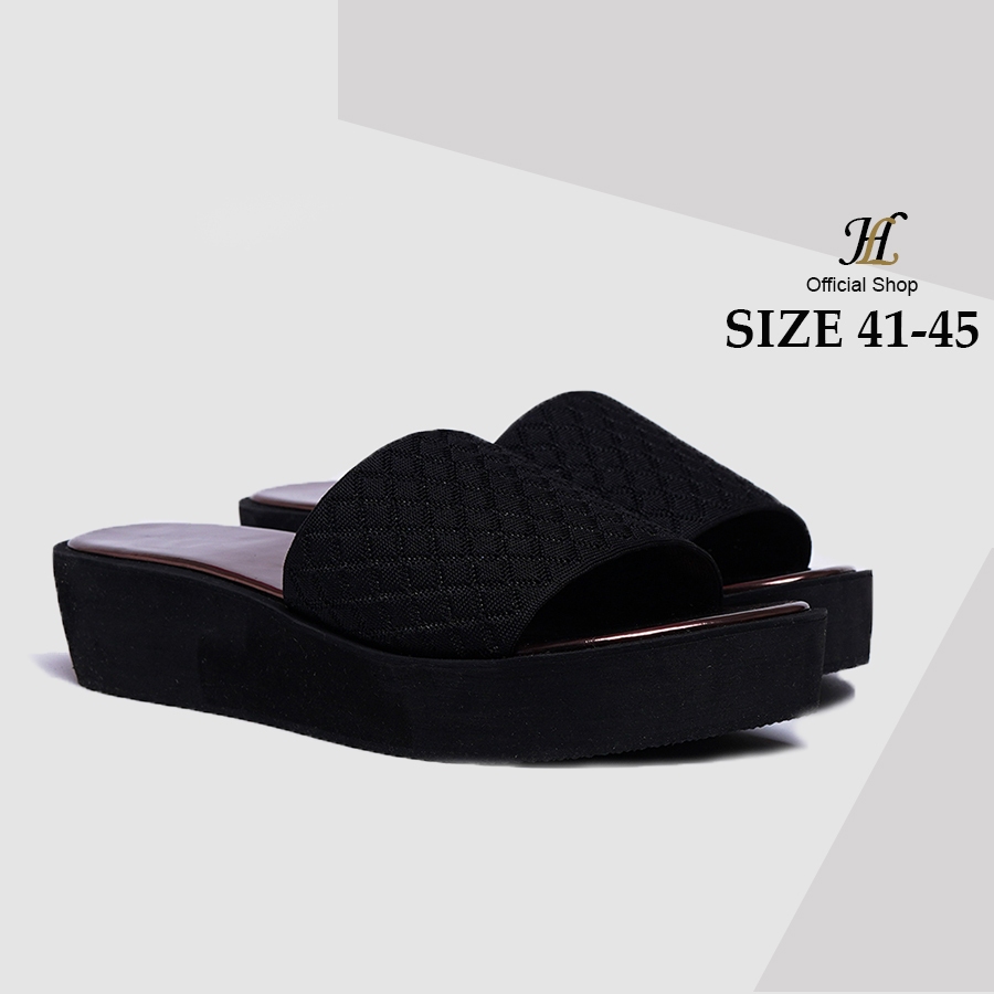 Wedges Sandal ZT 59 BIG SIZE 41 42 43 44 45 Sandal Wedges Hak 5 cm Pesta Kondangan