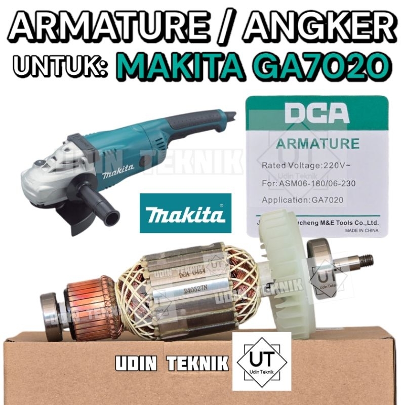 ARMATURE ANGKER MAKITA GA7020 ARMACUR GERINDA MAKITA 7" GA 7020