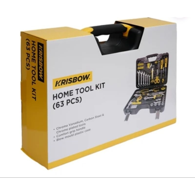 krisbow tool kit kunci perkakas set mekanik 63pc original krisbow