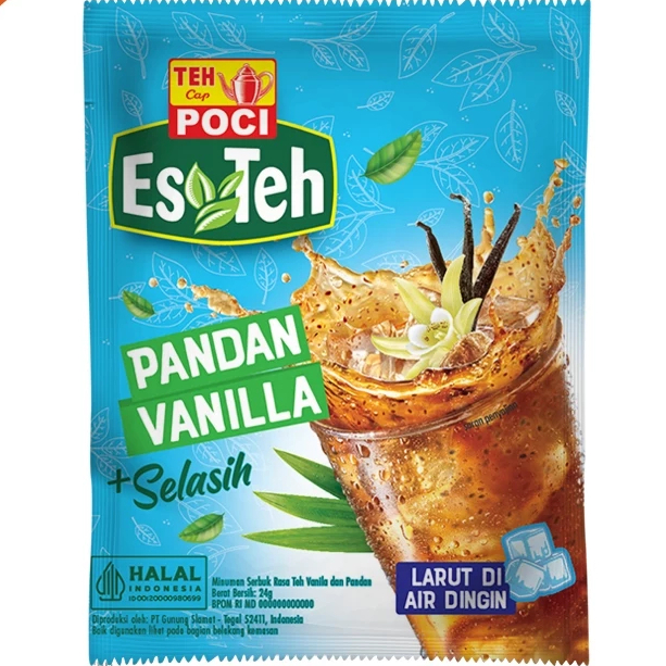 

Teh Poci Pandan Vanilla Selasih (24gr x 5sachet)