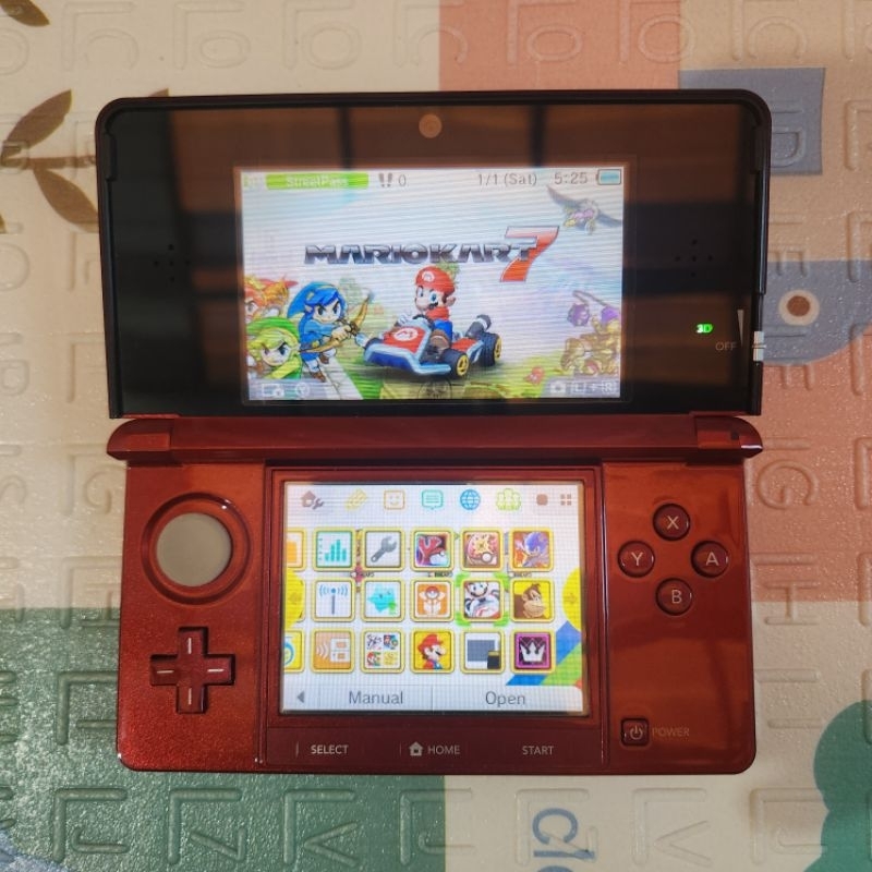Nintendo 3ds old cfw bekas/second/preloved