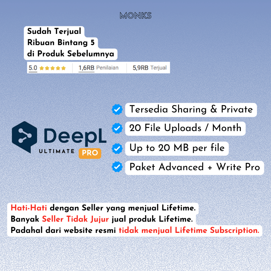 DeepL Pro Advanced - Software Translator Nomor 1