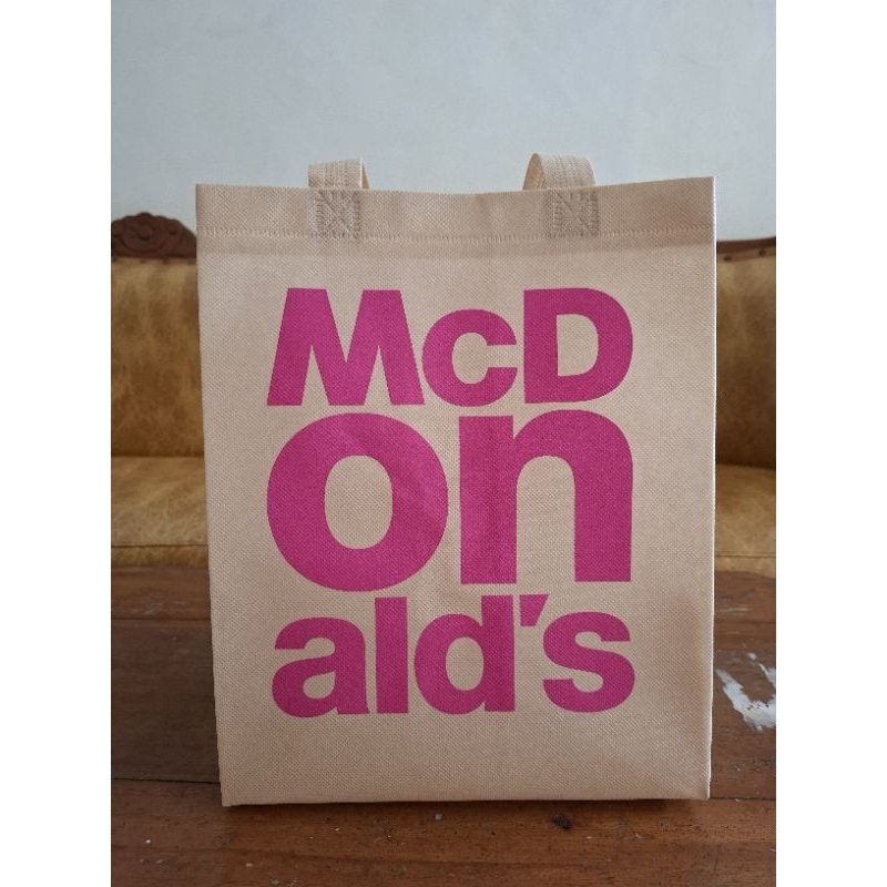 Tote Bag Original McDonald's||Reusable bag Original McD||Tas shopping bag McDonald's
