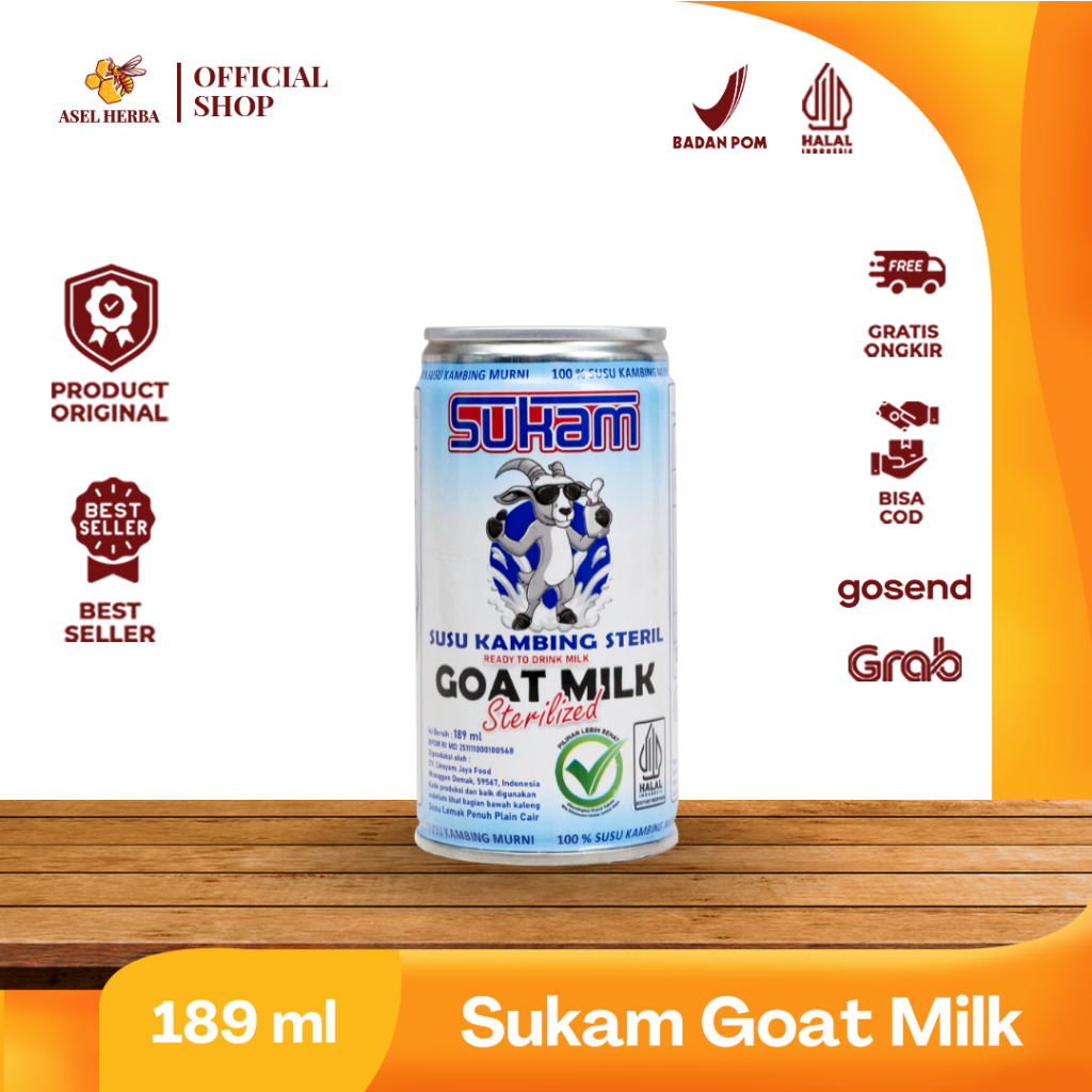 

SUKAM - Minuman Susu Kambing Steril 189ml