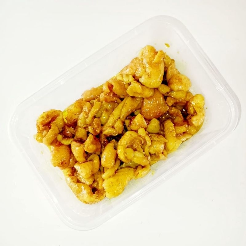

KULIT AYAM UNGKAP BUMBU KUNING SIAP GORENG 500gr