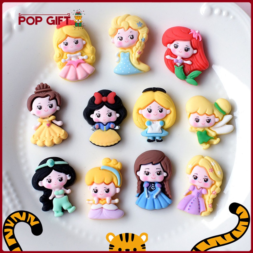 

PG Stiker 3D Timbul Clay Lucu Per Pcs Botol Minum Tumbler Resin Clay DIY Tempelan Cartoon Princess